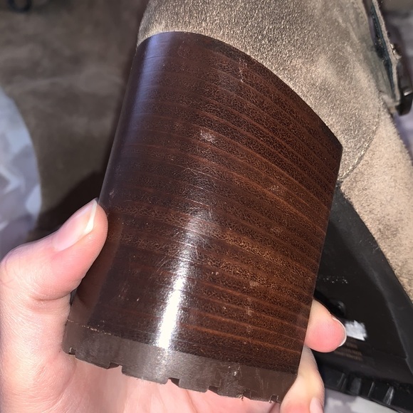 Emanuele Crasto Leather Block Heel Boots Size 39 - Picture 7 of 10